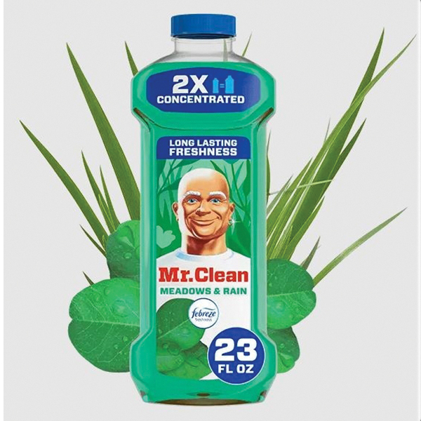 10726 All-Purpose Cleaner, 23 oz Bottle, Liquid, Meadows and Rain, Translucent