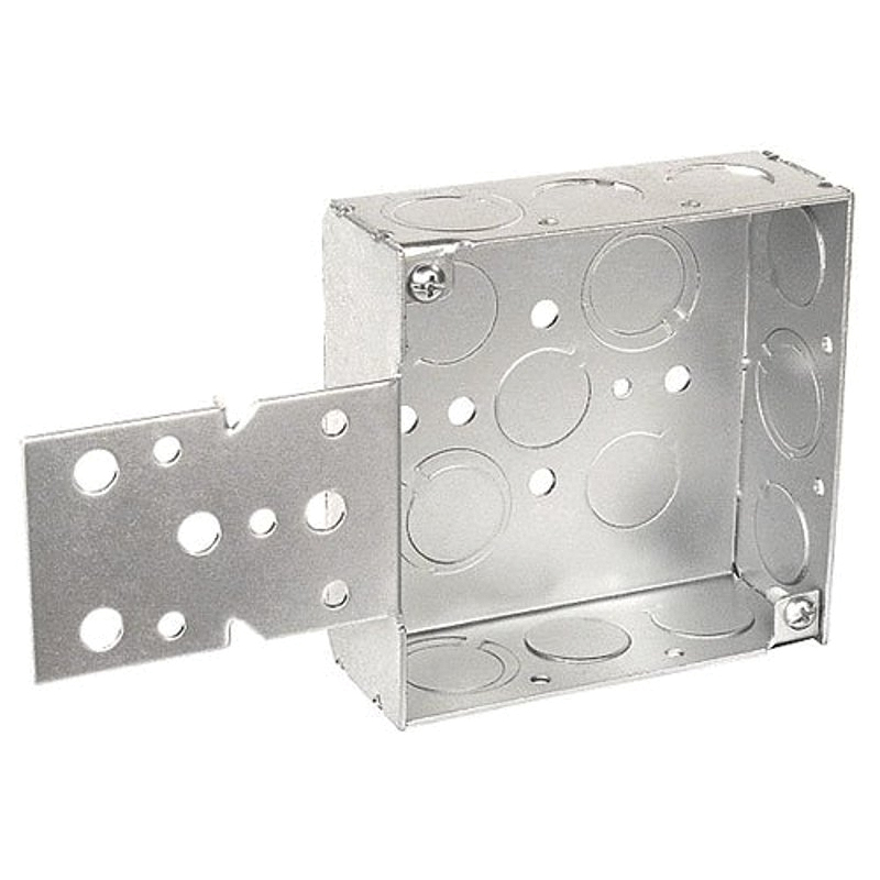 52151-B-UPC Bracketed Box, 11-Knockout, Steel, Metallic