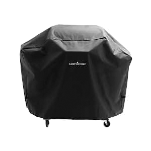 PC24WWSB Grill Cover, 16 in W, 22 in D, 4 in H, Polyester, Black