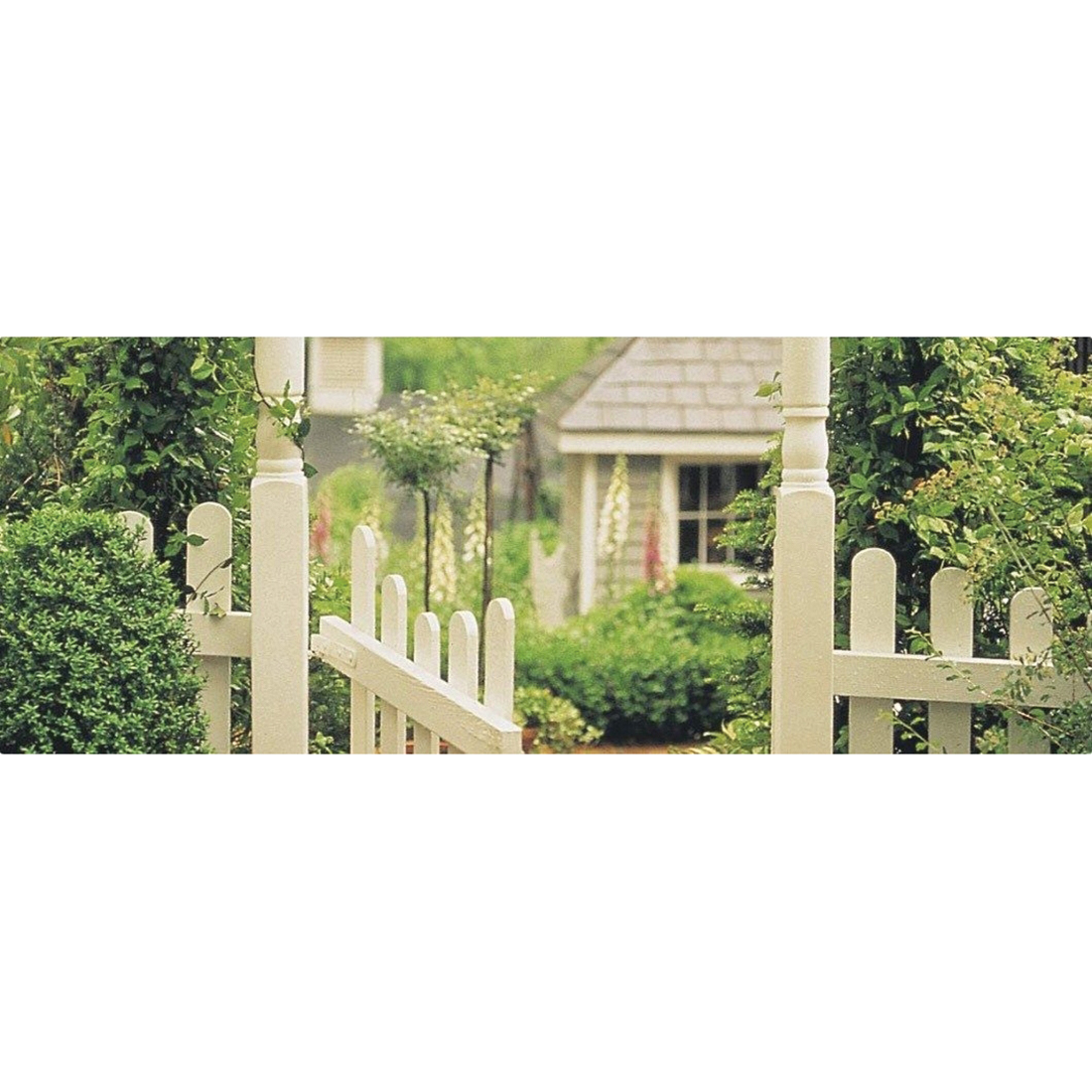 PermaPost Series PP5X8FF Porch Post, 8 ft H, Colonial, Polyethylene/Steel, White