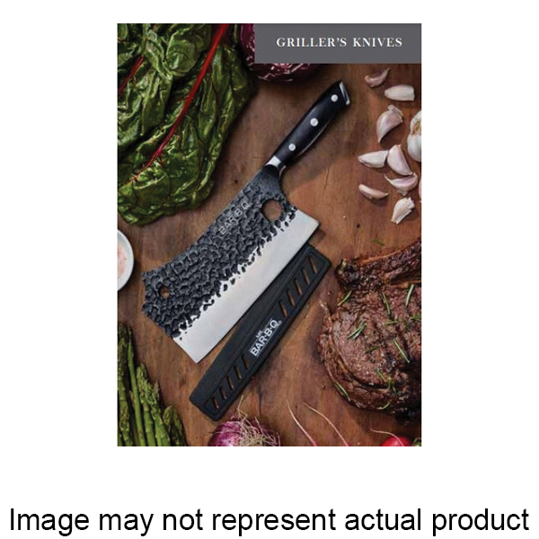 40010Y Griller's Cleaver Knife, HCS Blade, Wood Handle, 17.7 in OAL