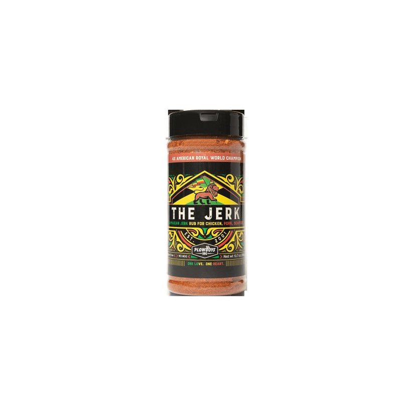 PF02016-6 Rub Seasoning, Granular, The Jerk, 13.7 oz Bottle