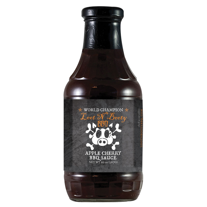 LB02104 BBQ Sauce, Apple Cherry, 20 oz Bottle