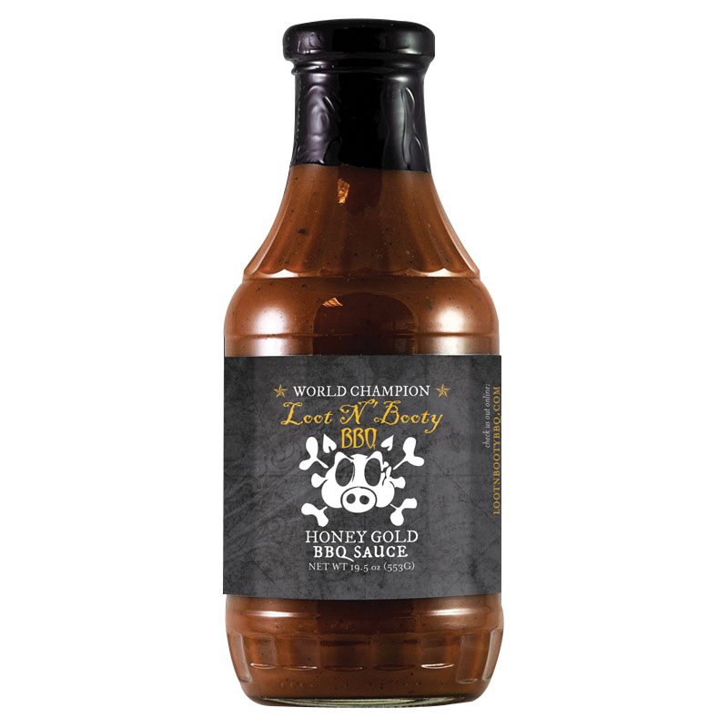 LB02108 BBQ Sauce, Honey Gold, 19.5 oz Bottle