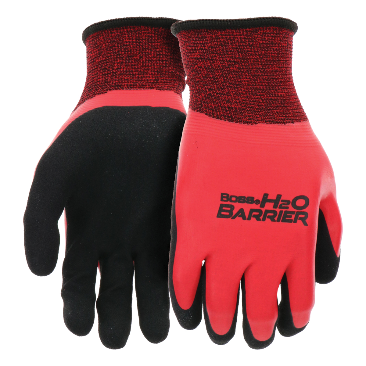 Tactile Grip H20 Barrier Series B32231-L Gloves, Men's, L, Elastic Knit Wrist, Slip-On Cuff, Latex Coating