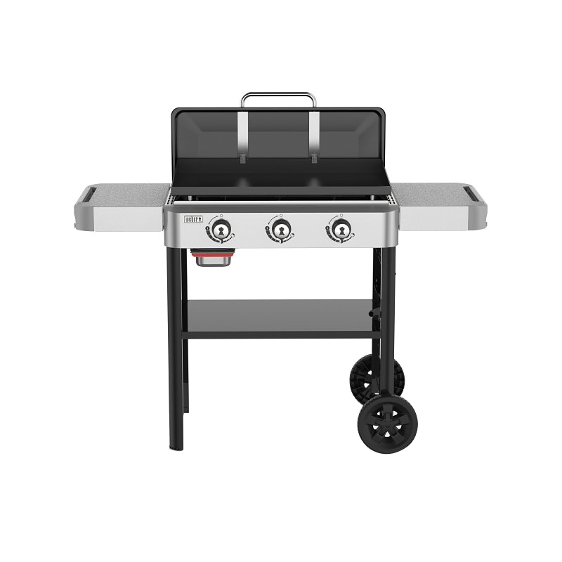 Weber 1501005 Weber 1501005 Griddle Flat Top Gas Grill, 36,000 Btu , Liquid Propane, 3-Burner, 504 sq-in Primary Cooking Surface - 1