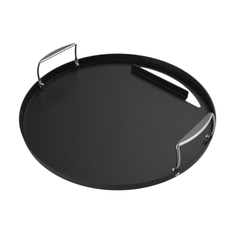 3400382 Griddle Insert, Rust-Resistant, Carbon Steel, Black, For: 22 in Weber Charcoal Grills
