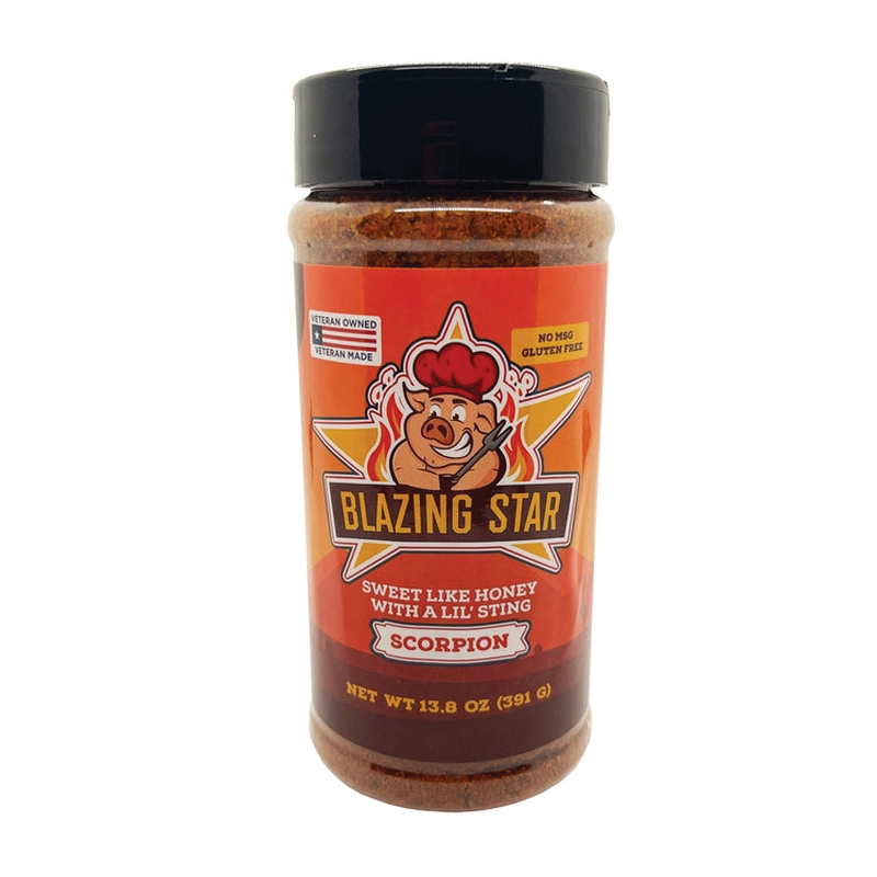 BZ00120-C Rub Seasoning, Scorpion, 13.8 oz