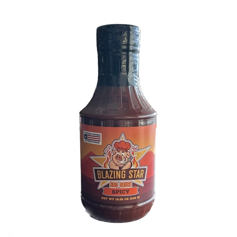 BZ88105 BBQ Sauce, Spicy, 19.25 oz