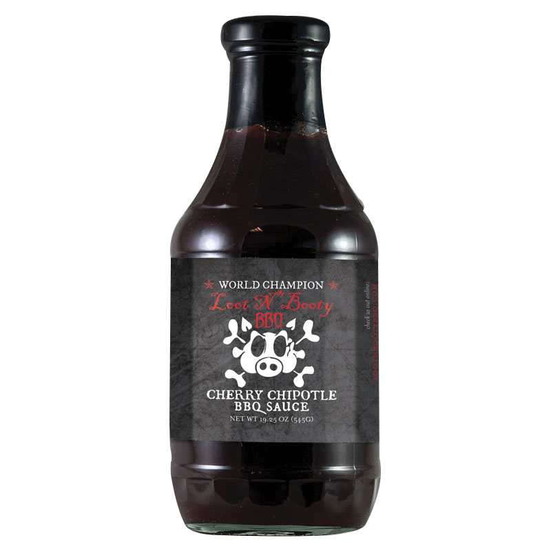 LB02100 BBQ Sauce, Cherry Chipotle, 19.25 oz Bottle