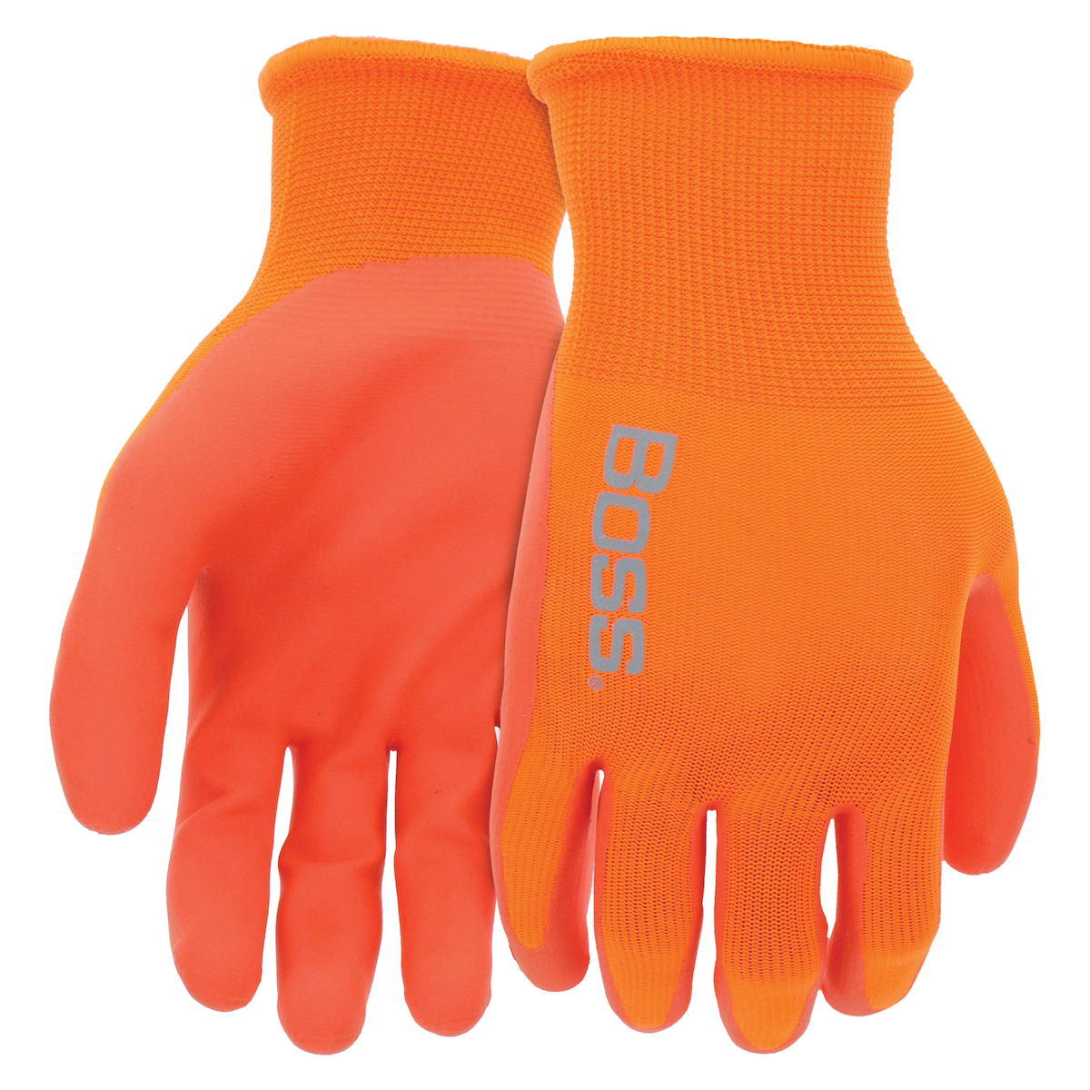 Tactile Grip Series B31101-L Coated Gloves, Men's, L, Elastic Knit Wrist Cuff, Nitrile Coating, Polyester