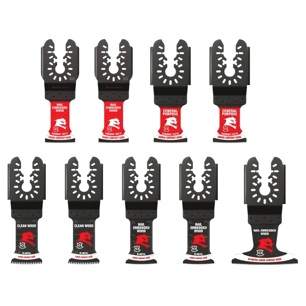 DOU9S Oscillating Blade Set, Bi-Metal/Carbide