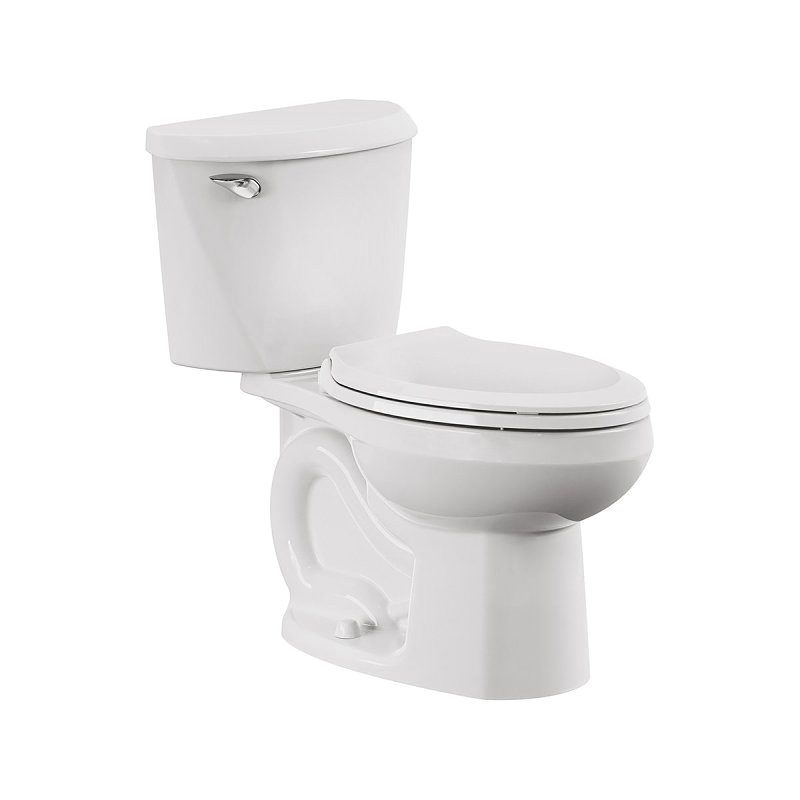 736CA101.020 Complete Toilet, Elongated Bowl, 1.28 gpf Flush, 12 in Rough-In, 15 in H Rim, White