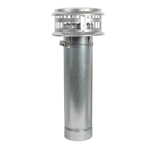 34UGVCR Universal Vent Cap, Aluminum, Galvanized