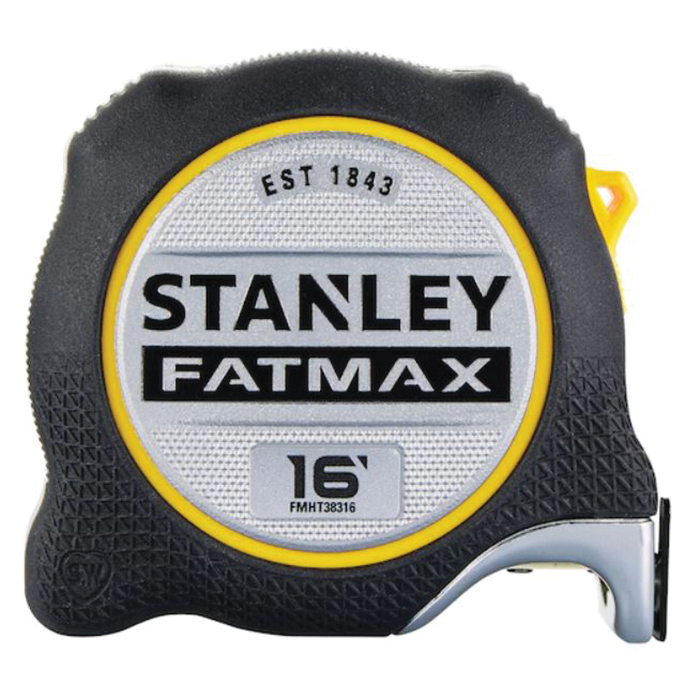 FMHT38316S Tape Measure, 16 ft L Blade, 1-1/4 in W Blade