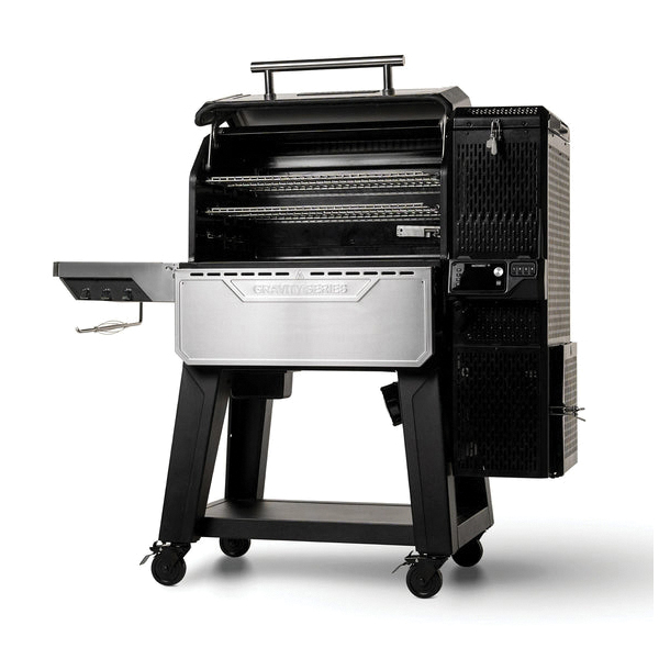 Charcoal Grill and Smoker, Masterbuilt, Gravity, 460 sq-in Primary Cooking Surface, Black - 2
