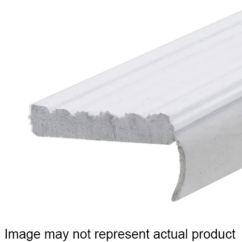 GR9BK Garage Door side and Top Weather Seal, 3 in W, 9 ft L, Vinyl, Black