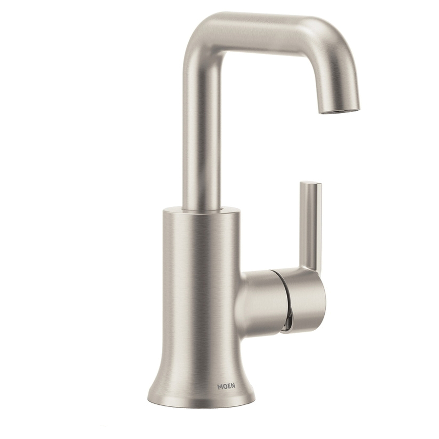 Zyla Series 84140SRN Bathroom Faucet, 1.2 gpm, 1-Handle, Metal/Plastic/Stainless Steel, Brushed Nickel