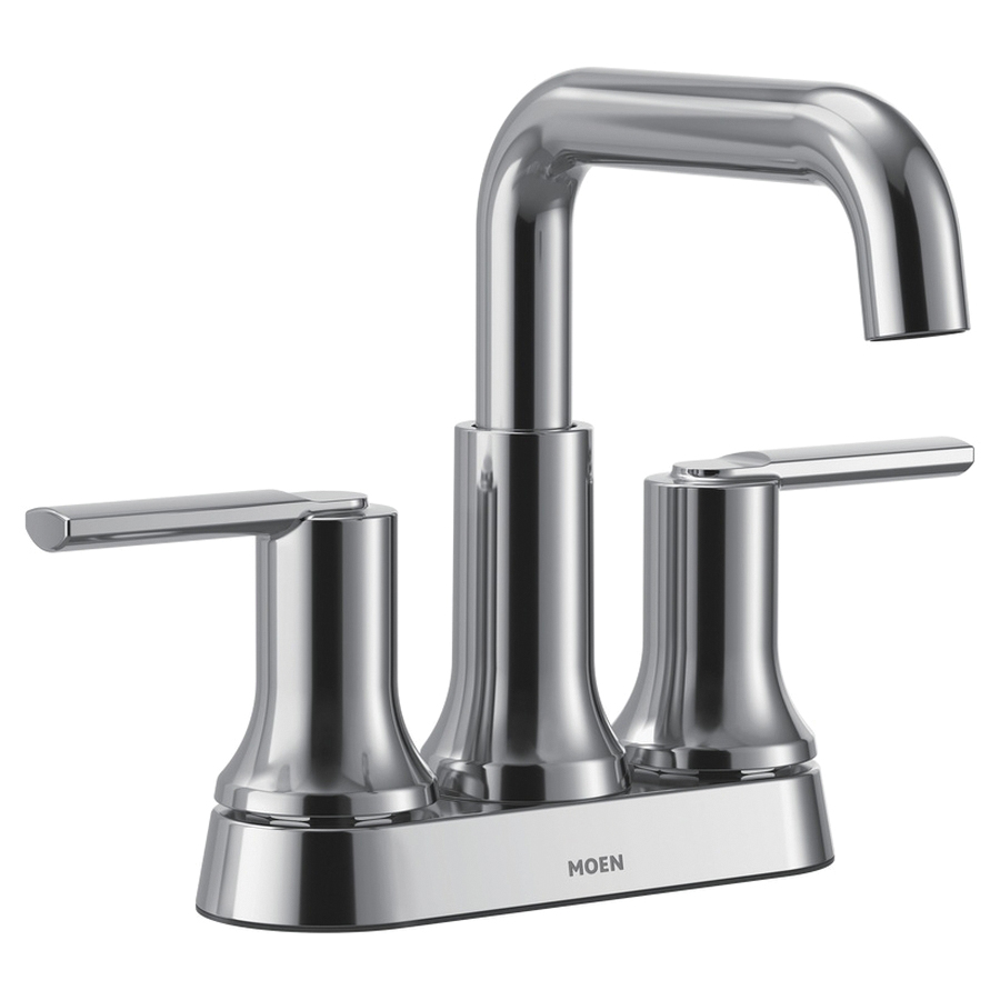 Zyla Series 84141 Bathroom Faucet, 1.2 gpm, 2-Handle, 3-Faucet Hole, Metal/Plastic/Stainless Steel, Chrome