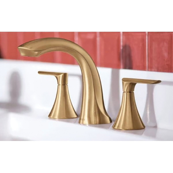 Findlay Series 84517BZG Bathroom Faucet, 1.2 gpm, 2-Handle, 3-Faucet Hole, Metal/Stainless Steel, Bronze