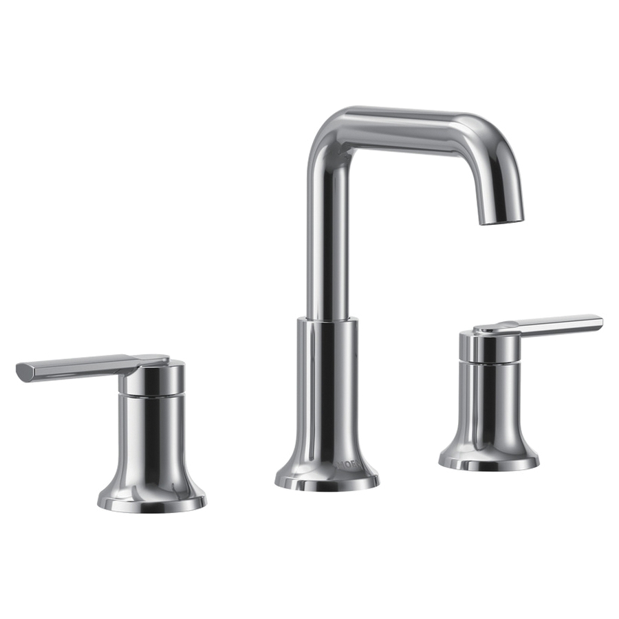 Zyla Series 84142 Bathroom Faucet, 1.2 gpm, 2-Handle, 3-Faucet Hole, Metal/Plastic/Stainless Steel, Chrome