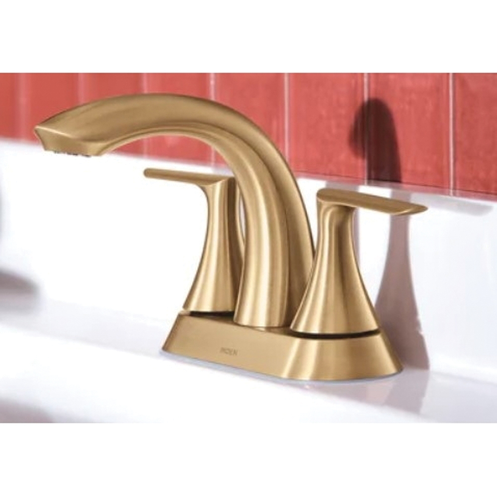 Findlay Series 84515BZG Bathroom Faucet, 1.2 gpm, 2-Handle, 3-Faucet Hole, Metal/Plastic/Stainless Steel
