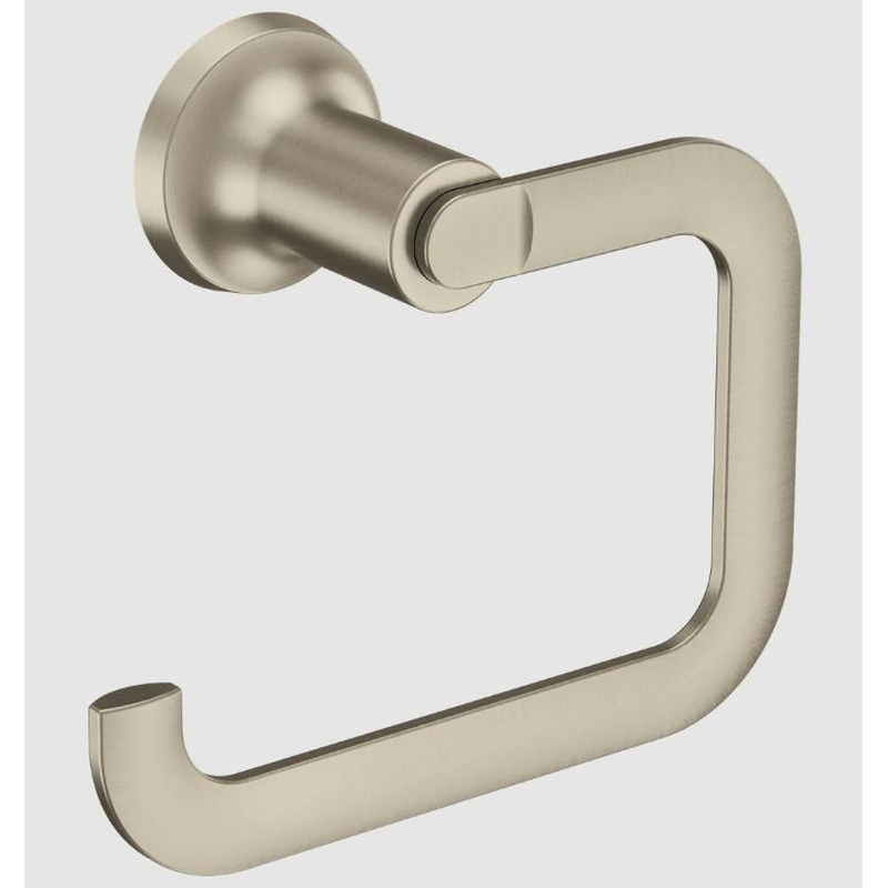 Zyla Series Y1686BN Towel Ring, Zinc, Brushed Nickel, Wall