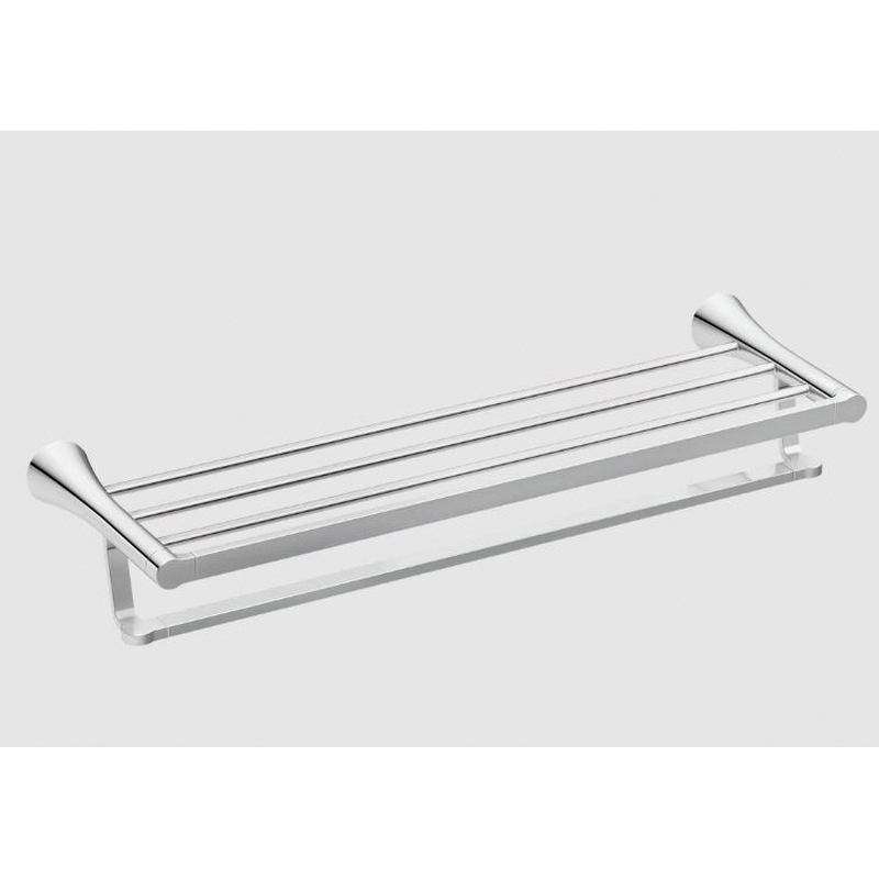 Mikah Series Y0794CH Towel Shelf, Zinc, Chrome
