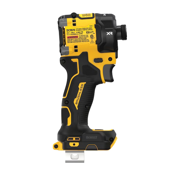 DEWALT DCF870B Cordless Impact Driver, Tool Only, 20 V, 1/4 in Drive, 4200 ipm, 3000 rpm Speed - 4