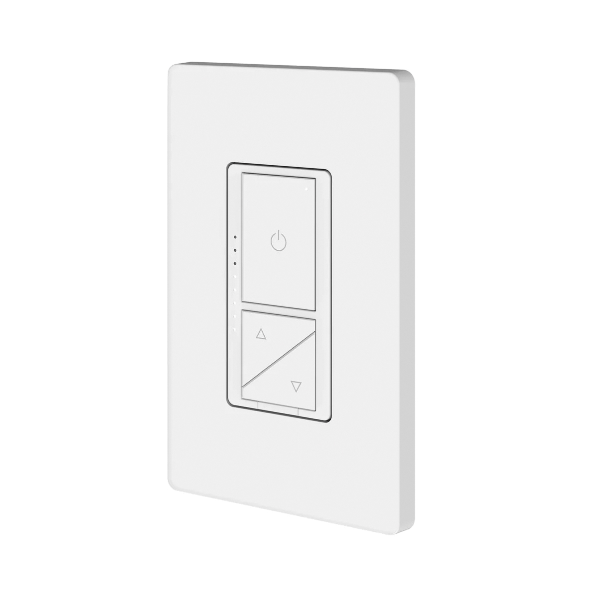DIM/BUTTON/WIFI Dimmer Switch with Remote, 1-Pole, 3-, 4-Way, 120 V, 60 Hz, Wi-Fi, Hardwired, White