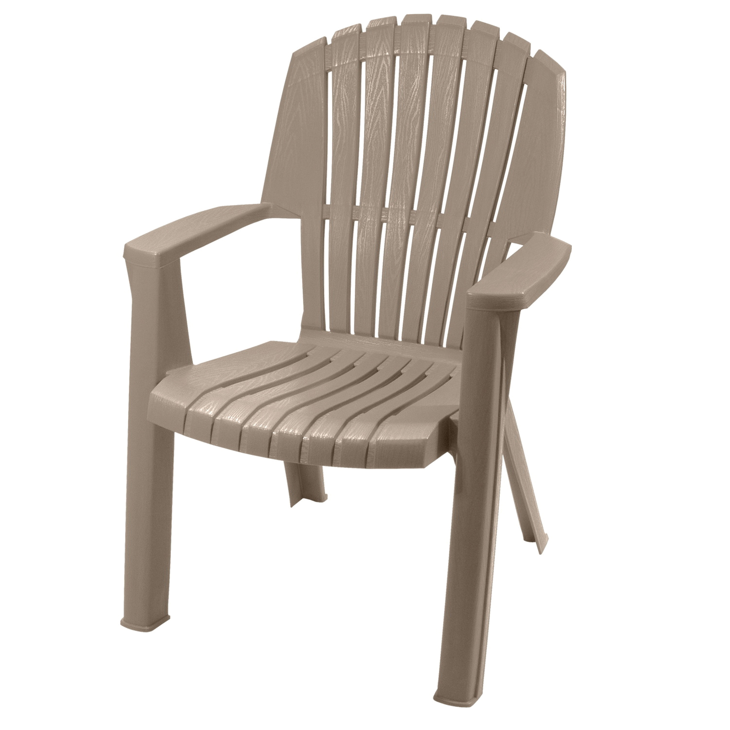 11086-18 Cape Cod Chair, 28-1/2 in W, 28-1/2 in D, 37-3/4 in H, Polypropylene, Sand Stone