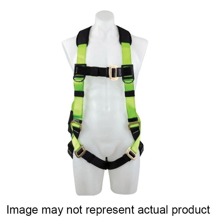 H5112 Series H511202W Harness, One-Size, 6000 lb, Polyester Webbing, Blue/Yellow