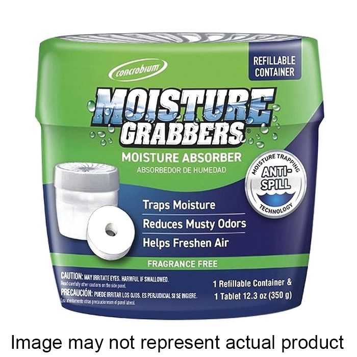 Moisture Grabbers 378489 Moisture Absorber, 12.3 oz, Tablet
