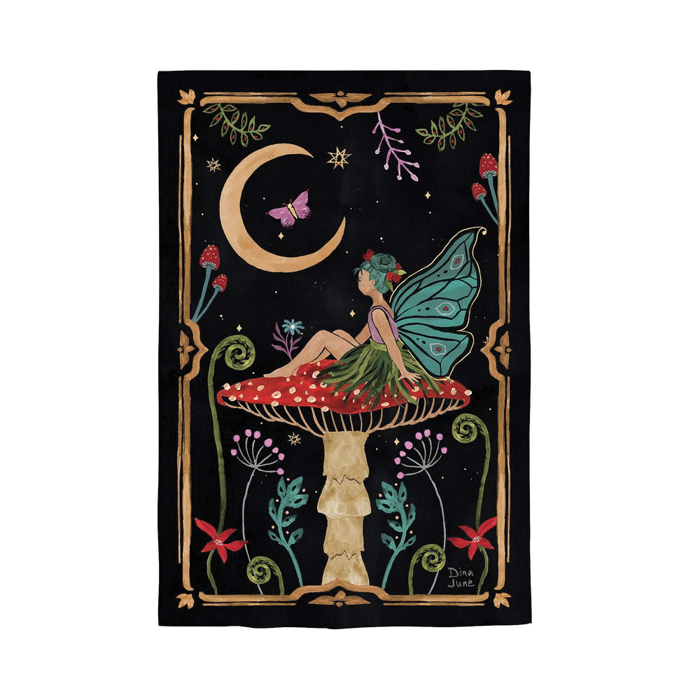 Evergreen Flag 13LU11860FB House Flag, 43 in L, 29 in W, Fairy Wonderland Reversible Luster, Plastic/rPET - 3