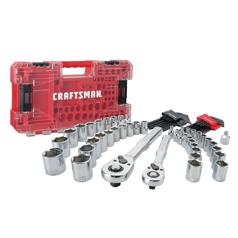 Versastack Series CMMT45171 Mechanic's Tool Set, 714 and 3/8 in, 1-Piece, Steel, Polished Chrome