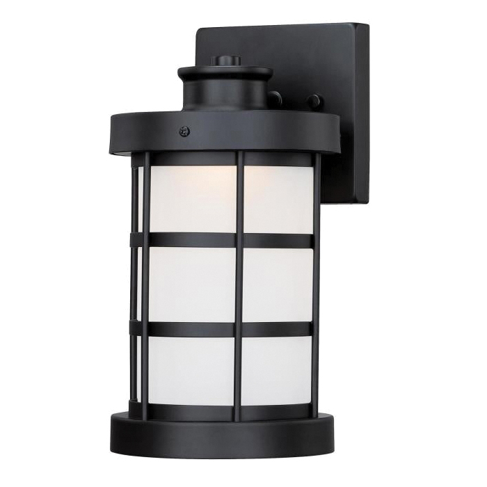 65791 Wall Fixture, LED Lamp, 1000 Lumens, 2700 K Color Temp, Matte Black Fixture