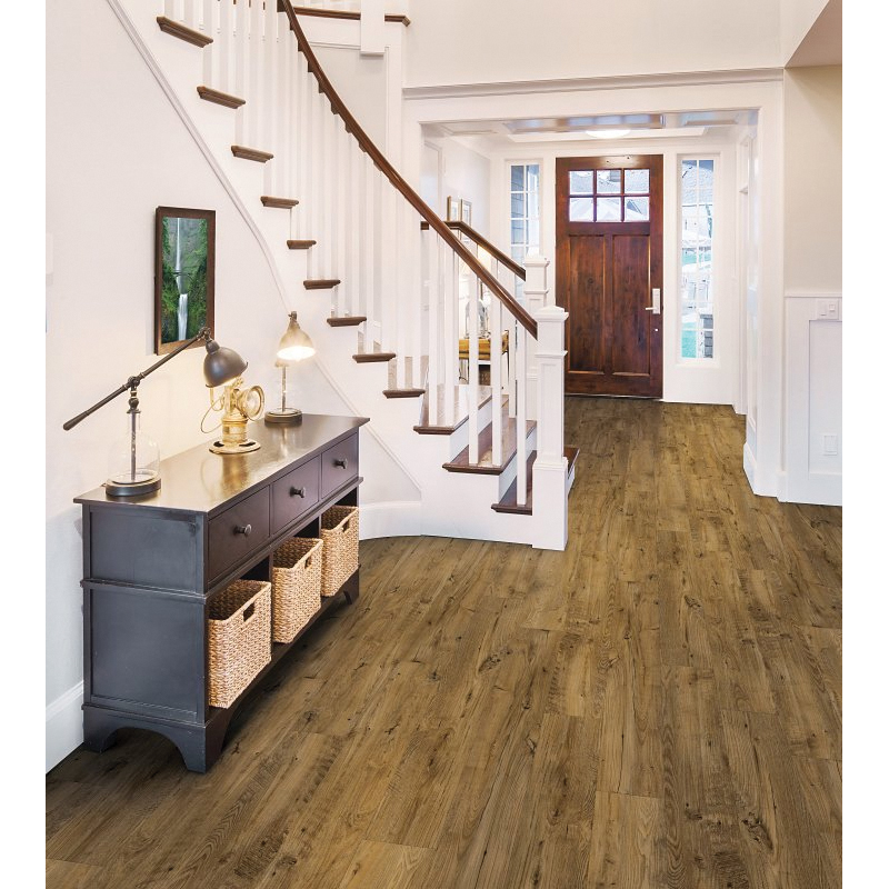 HCL803C05 Laminate Flooring Plank, 4-Sided Bevel Profile, Wood, Town Mill, 48 in L, 7.7 in W