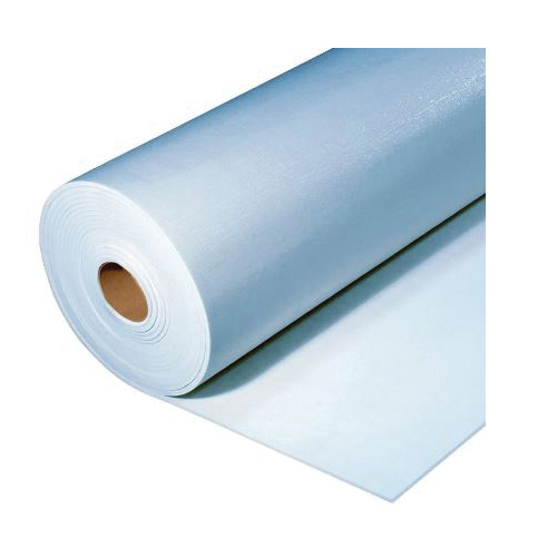 BLU160 Carpet Cushion, 40 ft L, 4 ft W, 5/16 in Thick, High-Density Polyurethane Foam, Blue