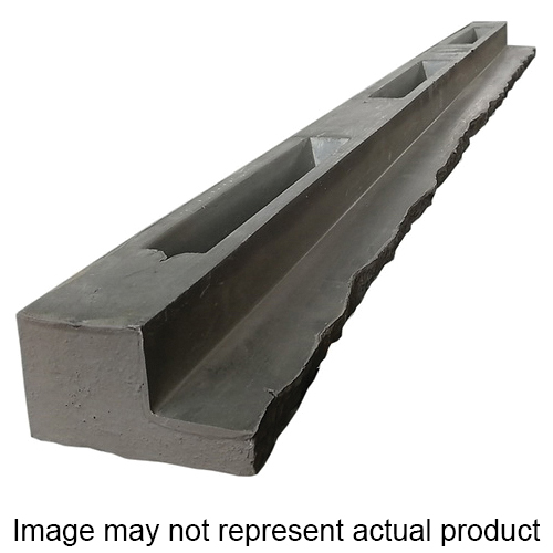 2002CM Stone Trim, 48 in L, 2 in W, 4 in Thick, Coal Mine