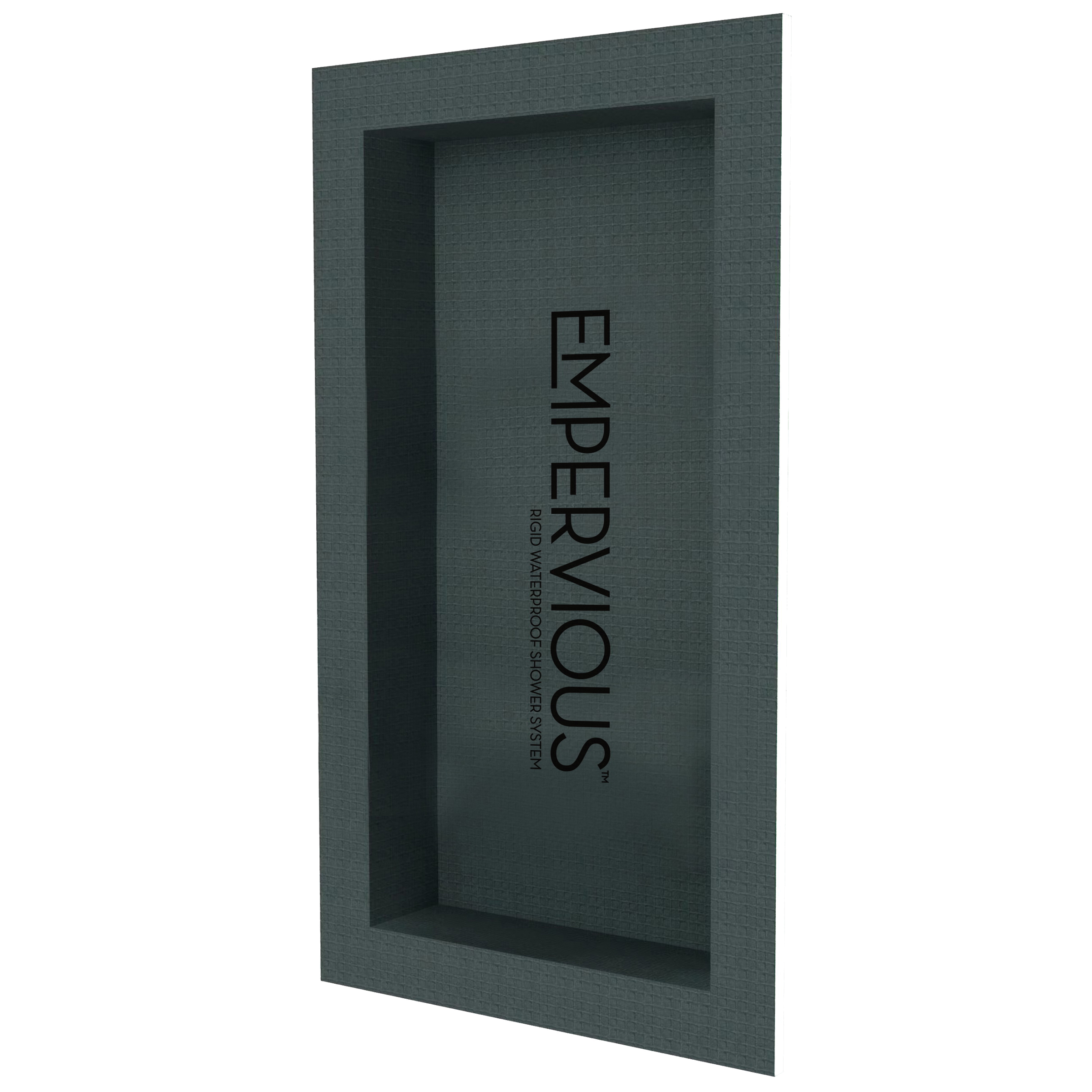 Empervious Series ZGBN1624F Shower Recess Niches, Fiberglass/XPS Foam, 16 in W, 24 in H