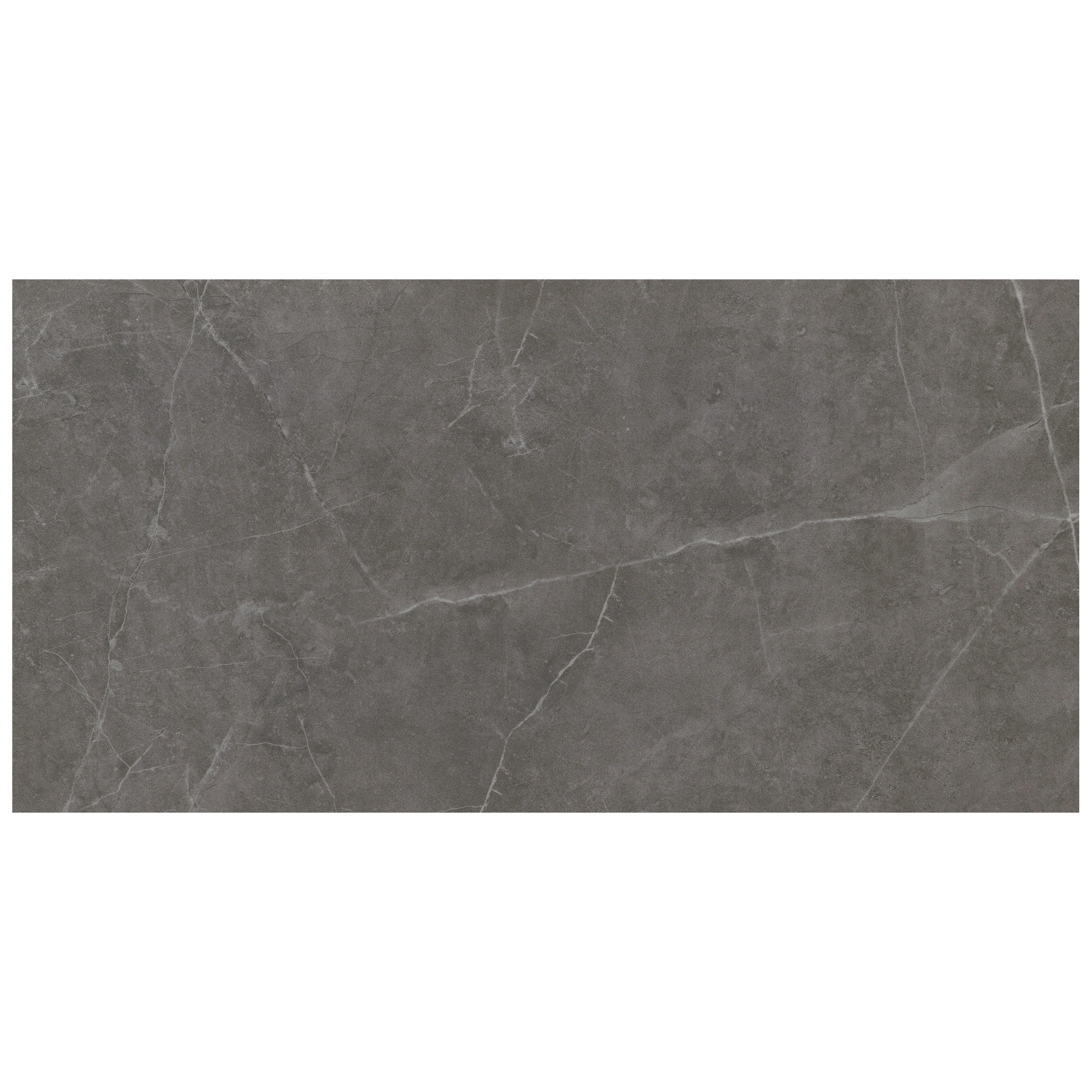 Sterlina II Series F20STERAS1224 Porcelain Tile, 24 in L Tile, 12 in W Tile, Rectified Edge, Asphalt
