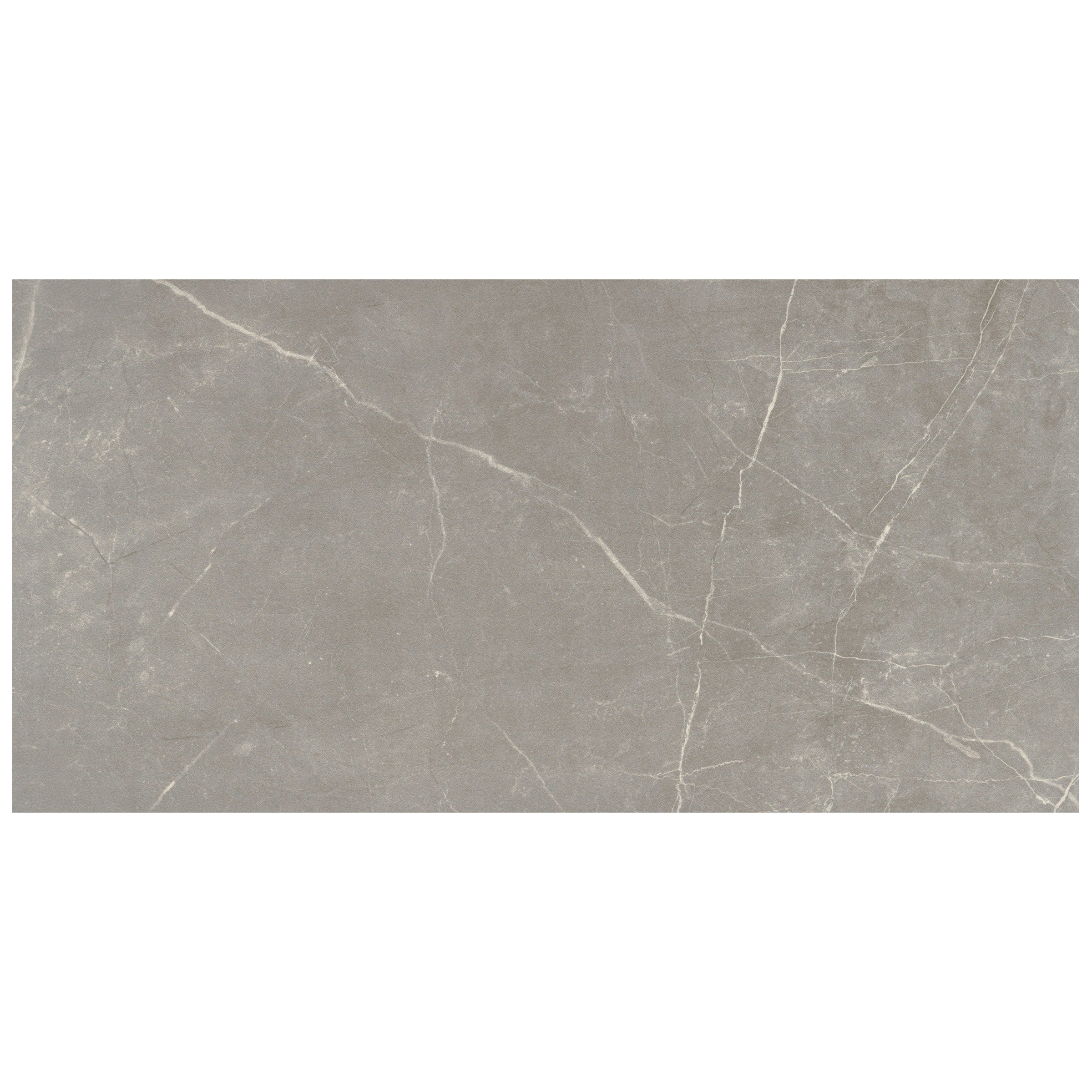 Sterlina II Series F20STERDO1224 Porcelain Tile, 24 in L Tile, 12 in W Tile, Rectified Edge, Dove