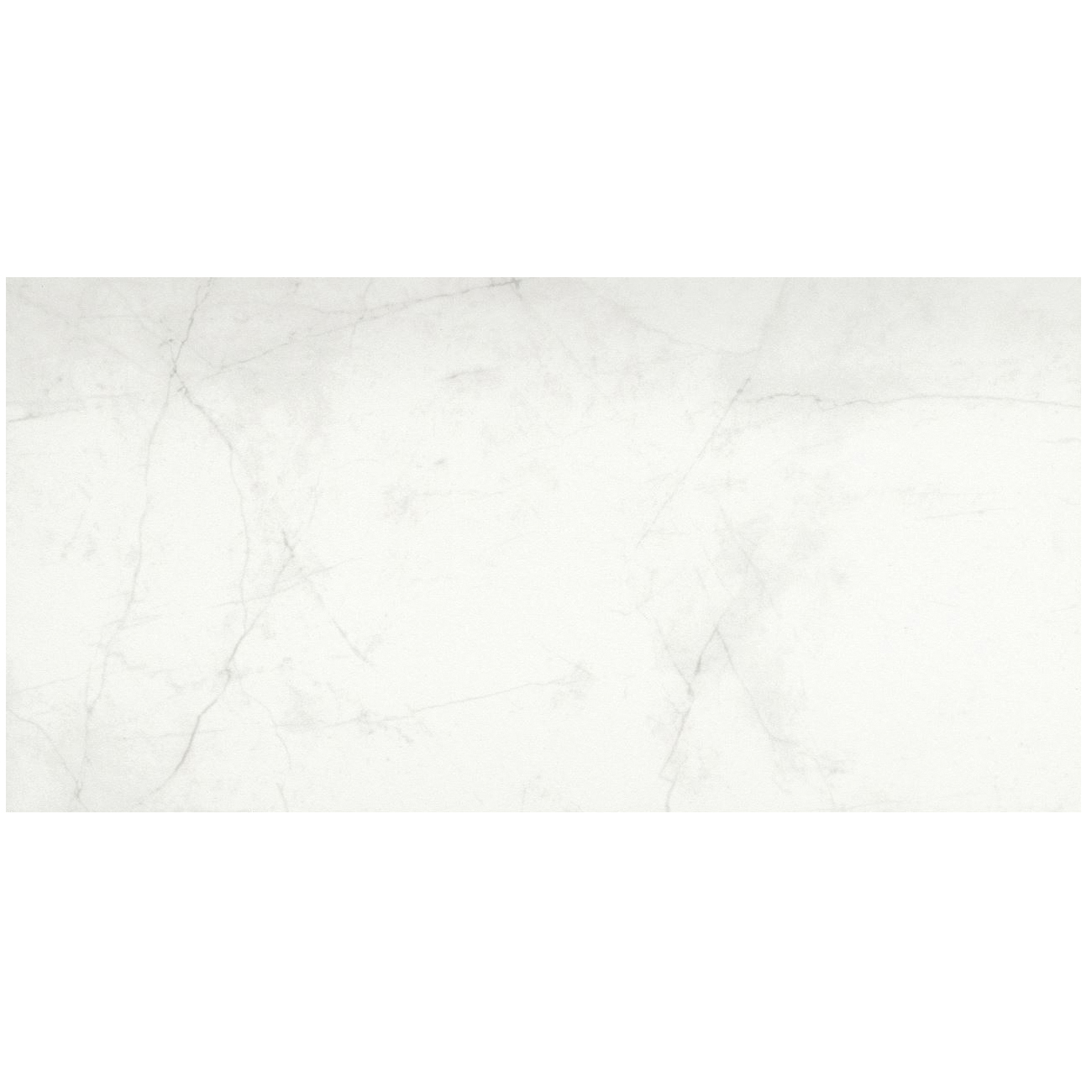 Sterlina II Series F20STERWH1224 Porcelain Tile, 24 in L Tile, 12 in W Tile, Rectified Edge, White