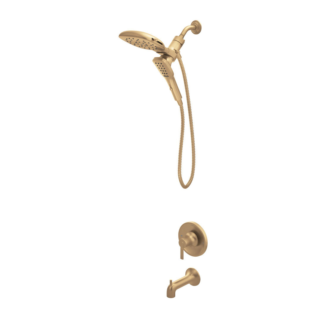 Zyla 82140 Series 82140BZG Tub/Shower Faucet, Standard with Handshower Showerhead, 1.75 gpm Showerhead, 1-Handle