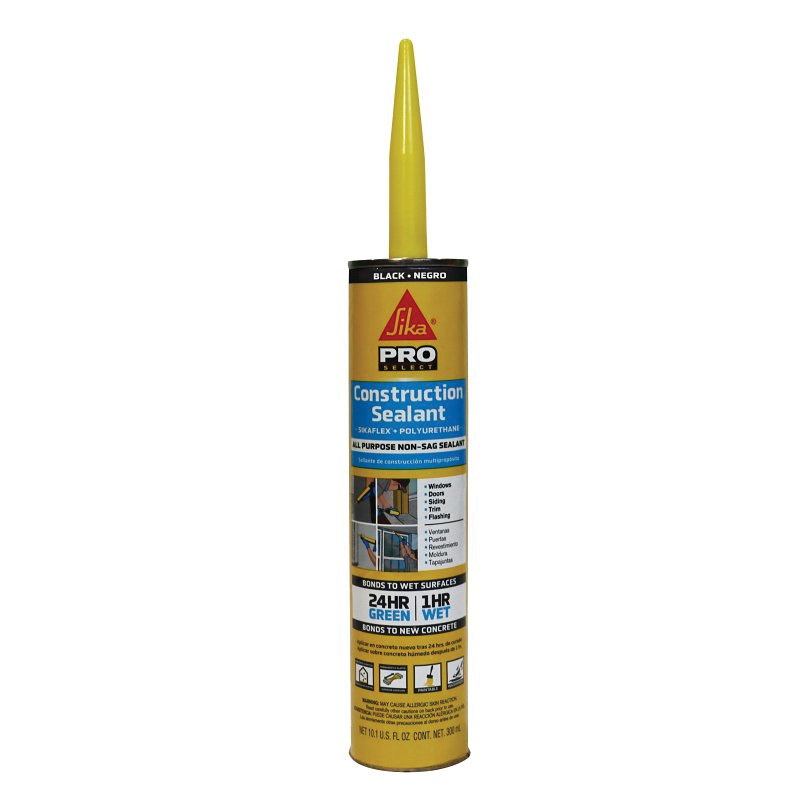 812412 Construction Sealant, Black, 10.1 fl-oz Cartridge