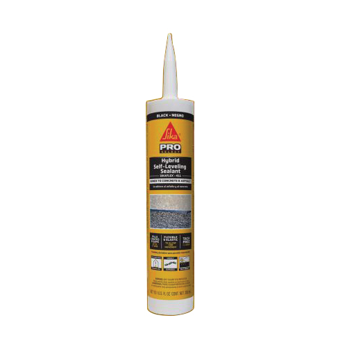 813730 Hybrid Self-Leveling Sealant, Black, 10.1 oz Tube