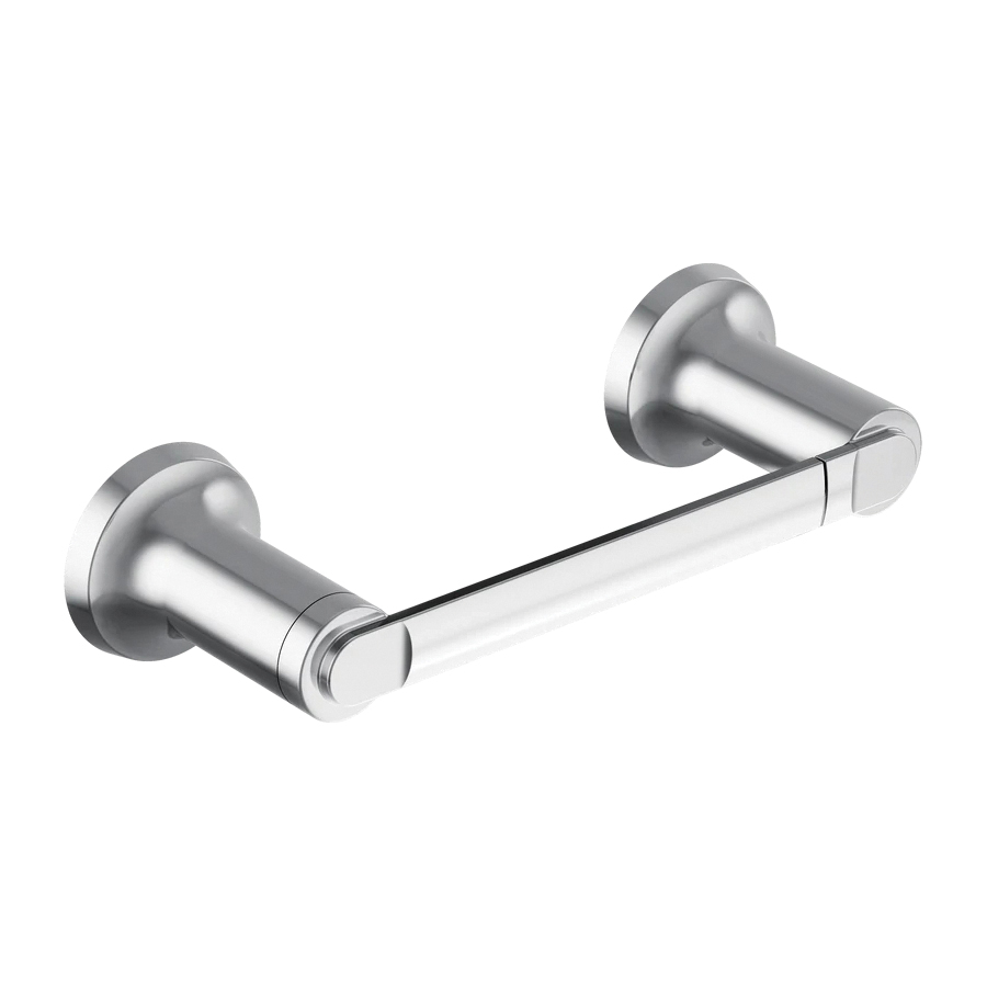 Zyla Series Y1608CH Pivoting Paper Holder, Zinc, Chrome, Wall