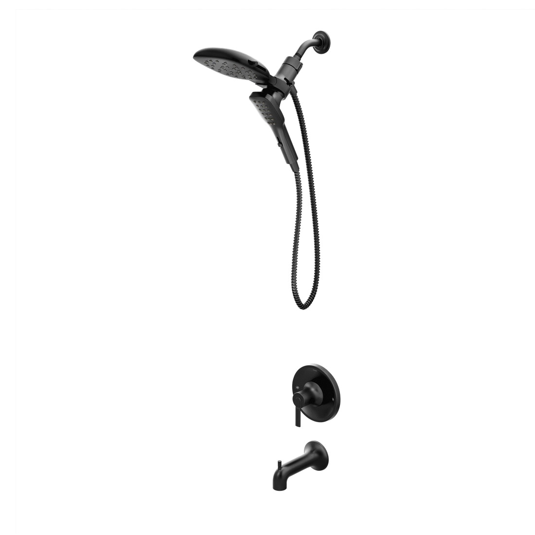 Zyla 82140 Series 82140BL Tub/Shower Faucet, Standard with Handshower Showerhead, 1.75 gpm Showerhead, 1-Handle