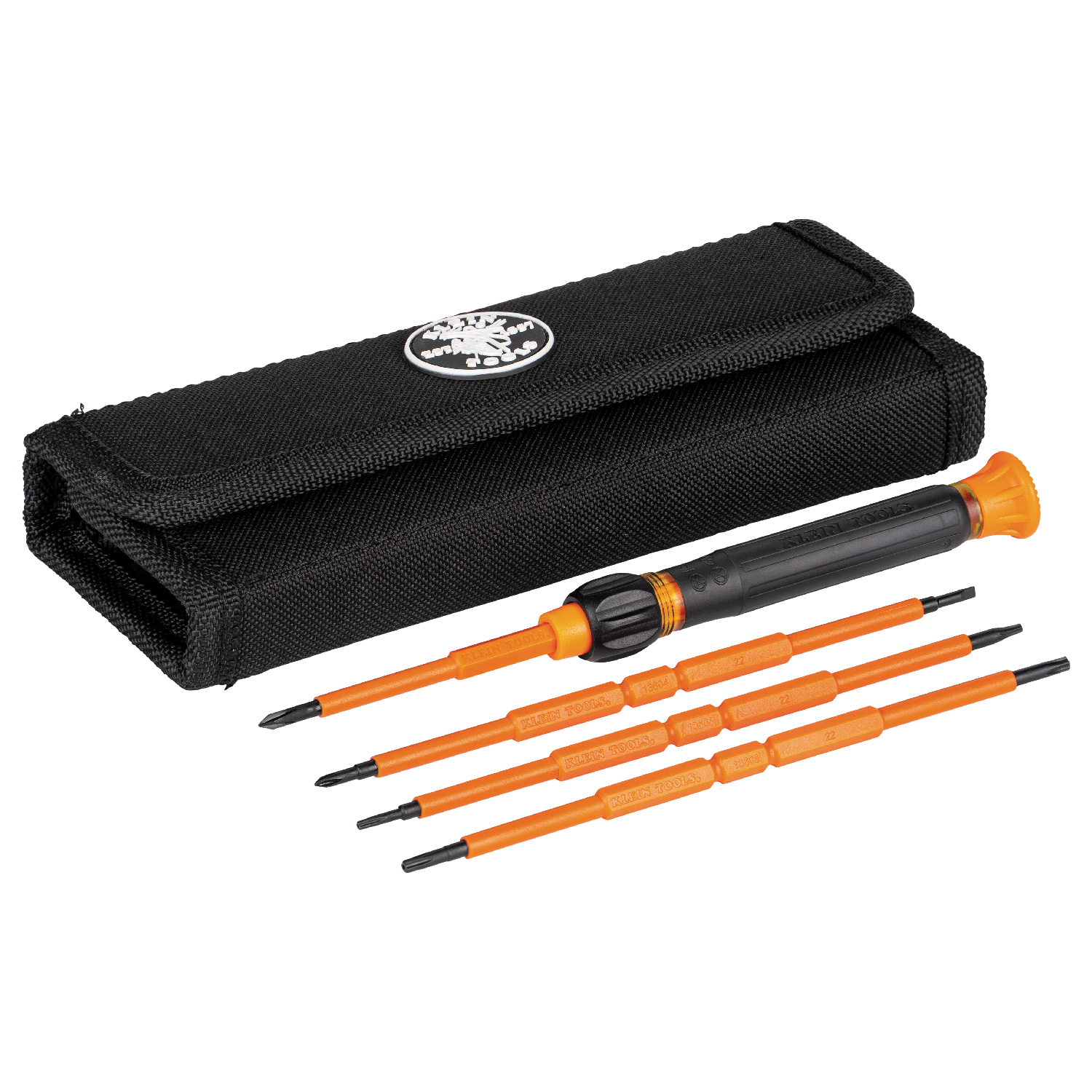 32584INSR 8-in-1 Screwdriver Set, #0, #00, 1/8 in, 3/32 in, T7H, T8H, T10H, T15H Drive, 6-3/4 in OAL