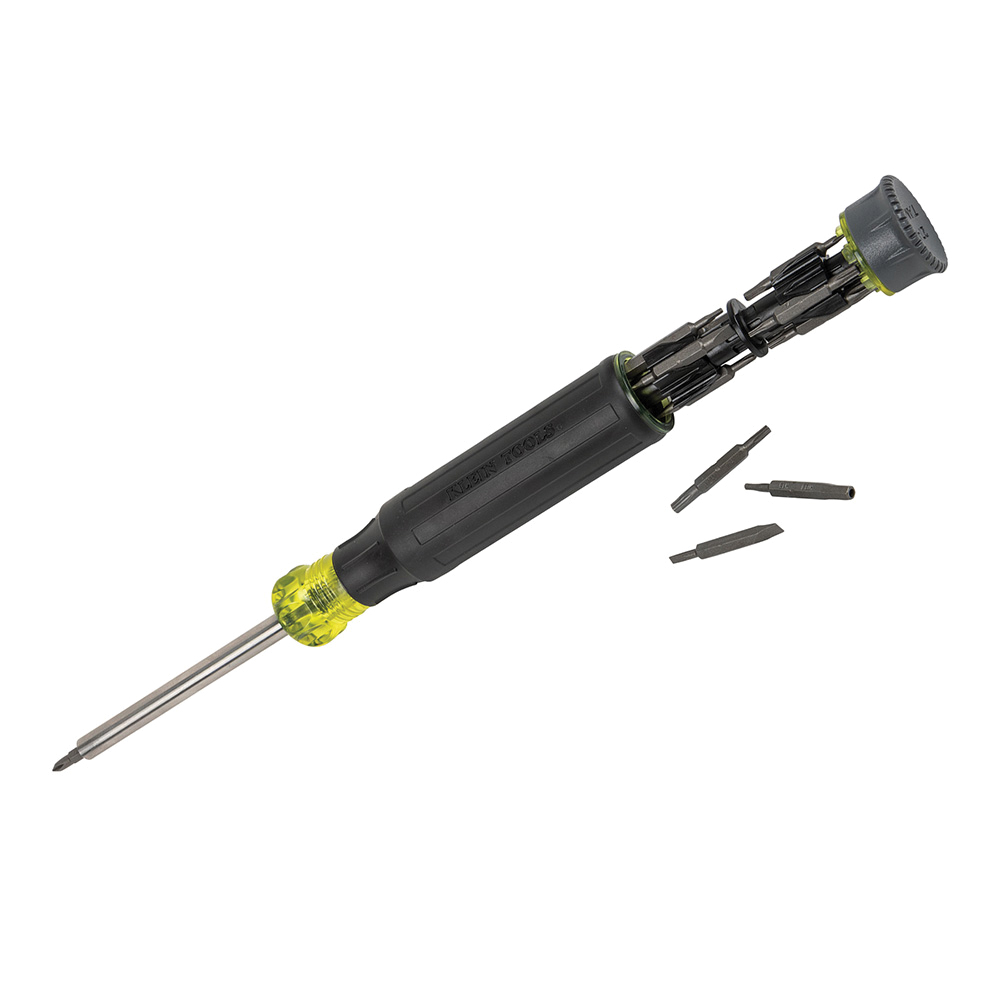 32327 27-in-1 Screwdriver, Hex, Phillips, Slotted, Torx Drive, 8-3/4 in OAL, Acetate Handle
